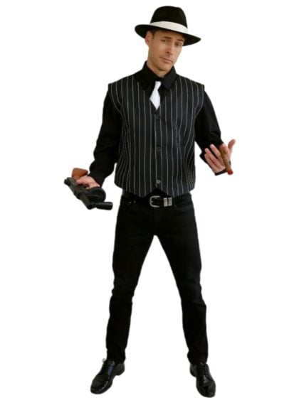 1920s Pinstripe Vest Costume