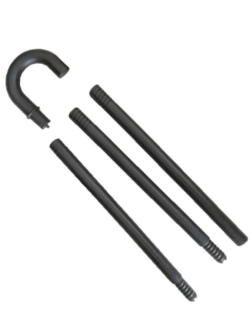 Black Plastic Walking Stick