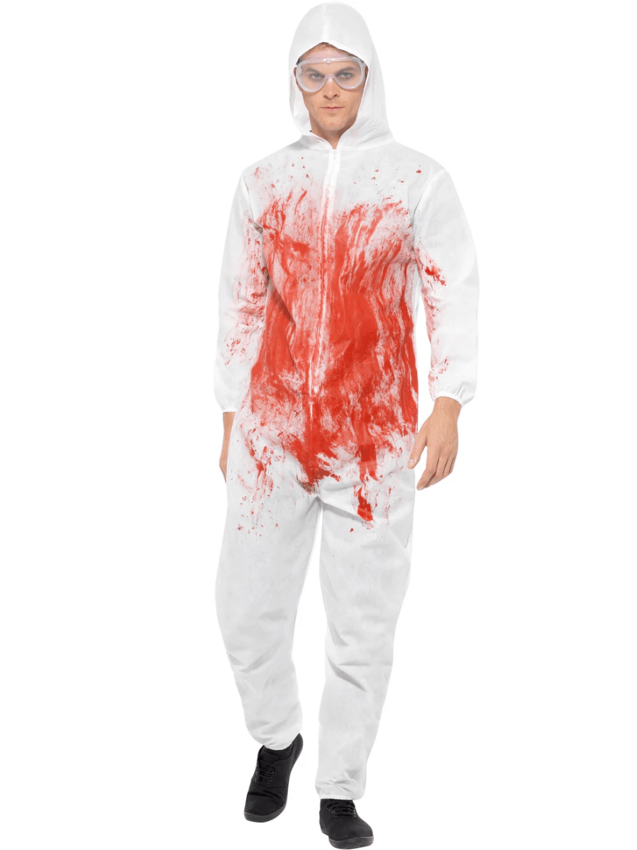 Amscan International - Costume Di Halloween, Soggetto: Divisa Da Medico Con Sangue Finto, Da Adulto - Foto 2