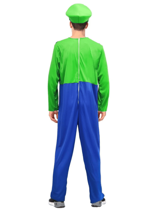 Luigi Green Plumber Costume