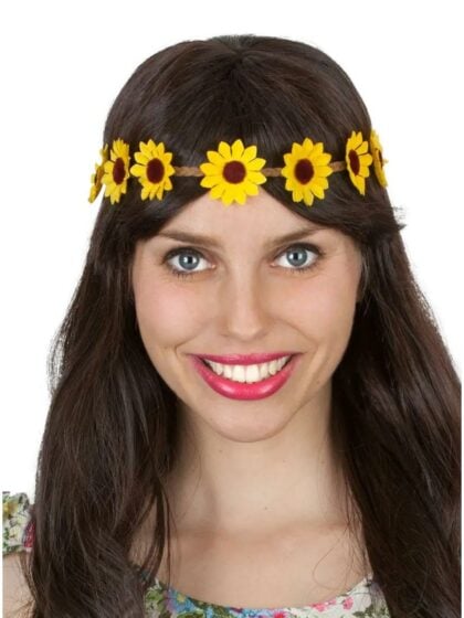 Yellow Daisy Chain Headband