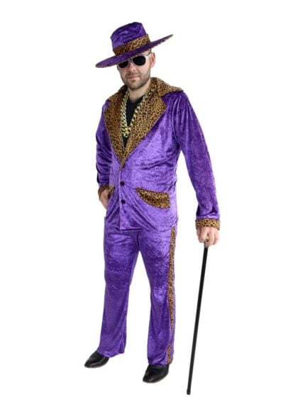 70s Purple Funky Guy Costume