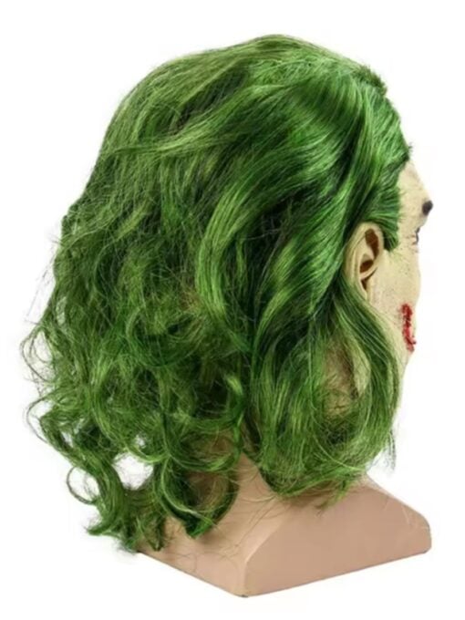 Joker Mask - Latex Mask with Hair - Image 5