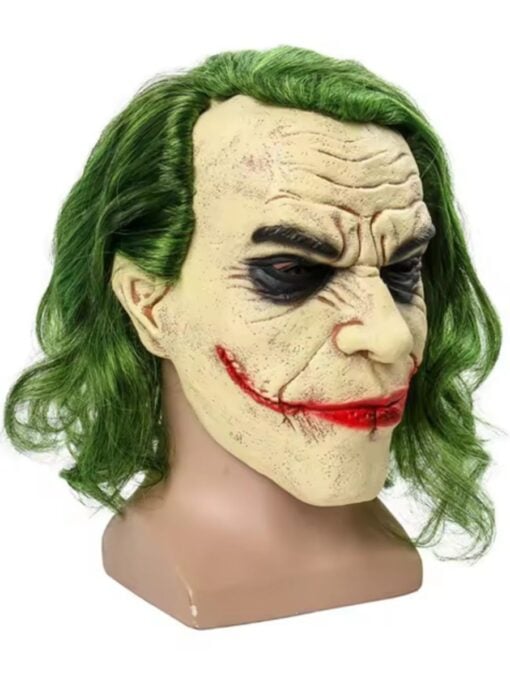 Joker Mask - Latex Mask with Hair - Image 4