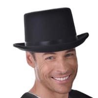 Black Mens top hat