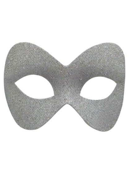 Silver Glitter Eye Mask