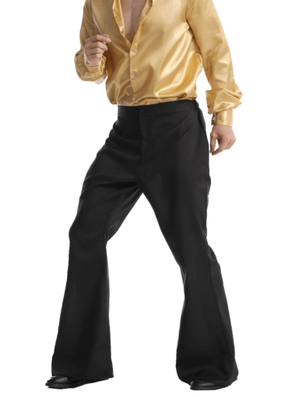 Black Flared Trousers