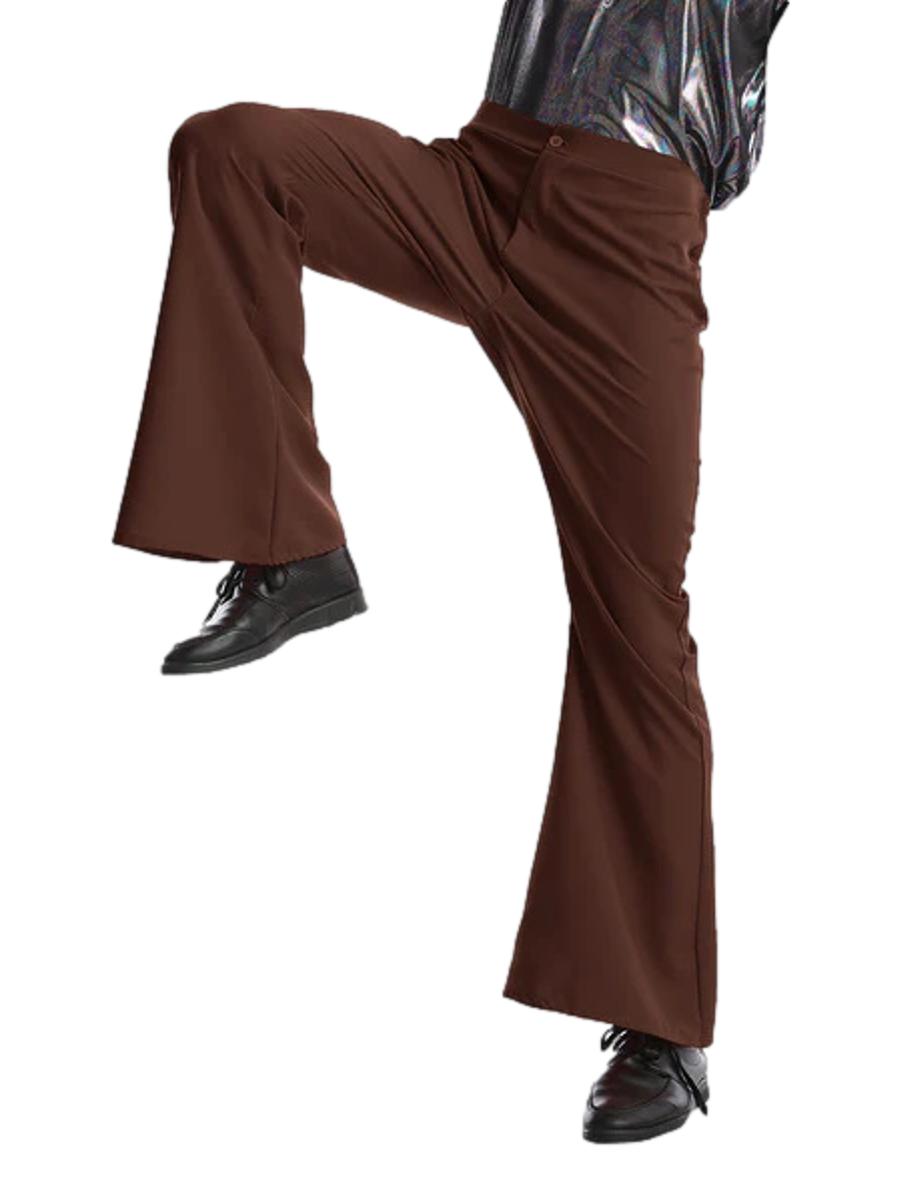 Brown Flared Trousers