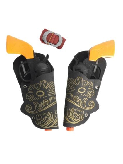 Cowboy Double Gun and Holster Set