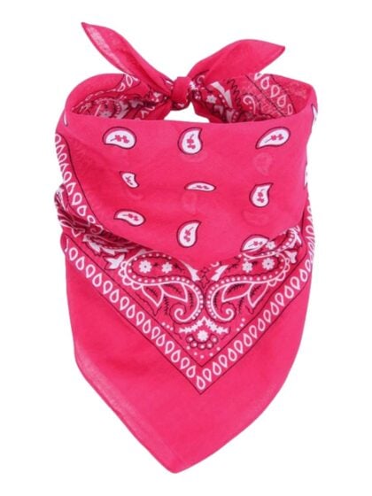 Hot Pink Cowboy Bandana