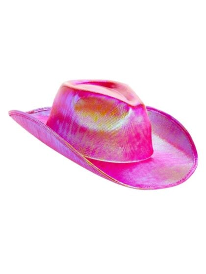 Hot Pink Metallic Cowboy Hat