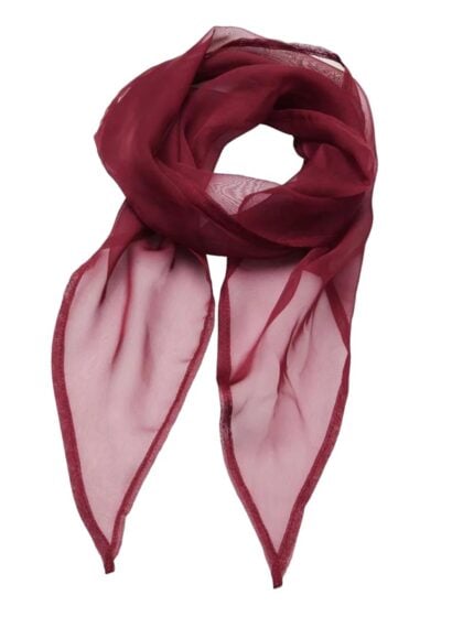 Burgundy 50s Scarf