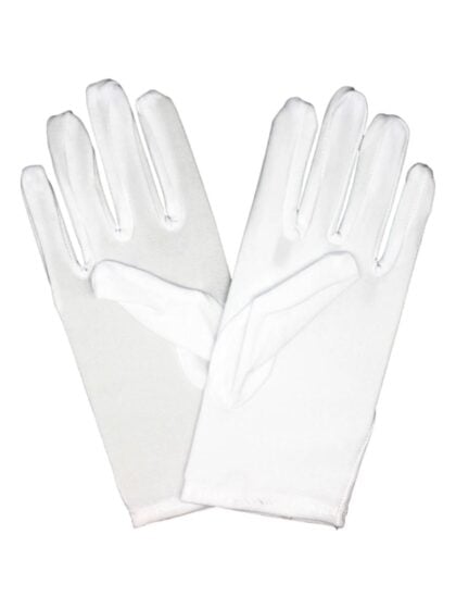 white gloves short