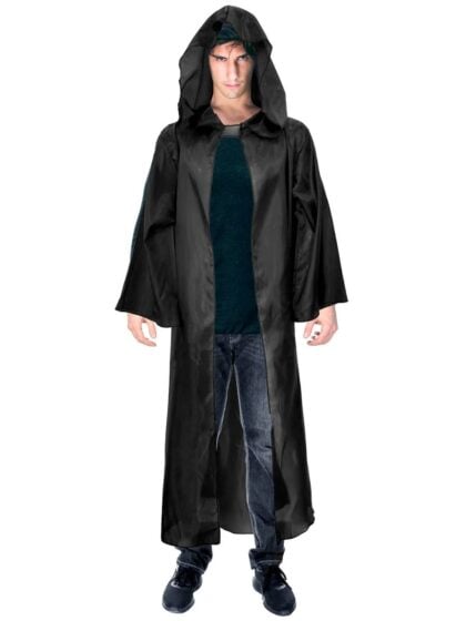Black Hooded Robe