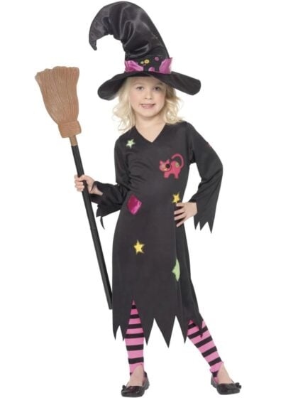 Girls Cinder Witch Costume