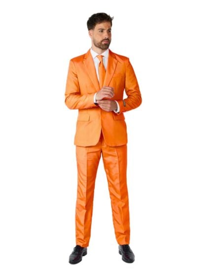Orange Mens Suit Costume
