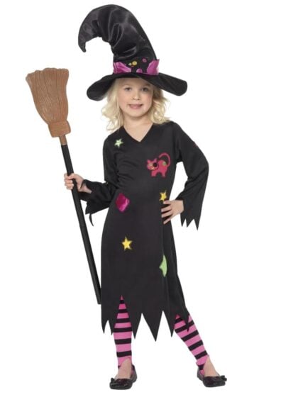 Girls Cinder Witch Costume