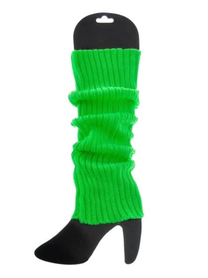 Neon Green 80s Leg Warmers