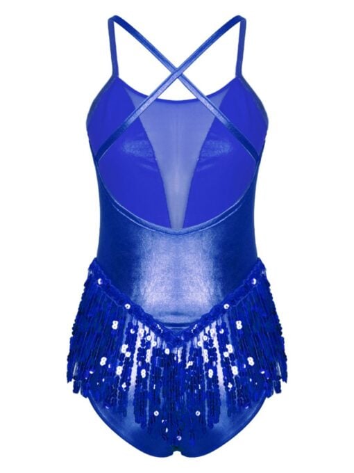 Blue Sequin Showgirl Costume