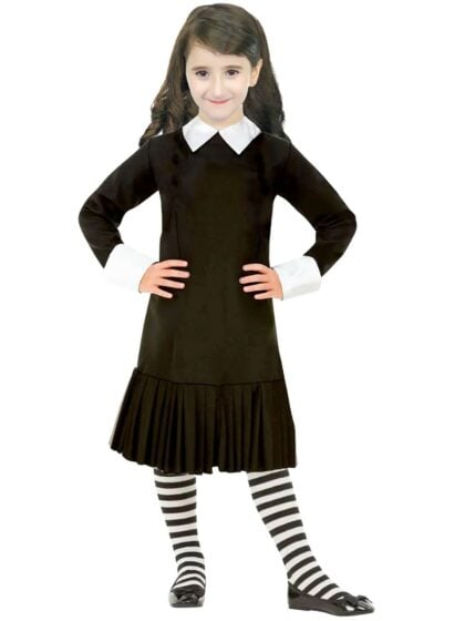 Girls Wednesday Addams Costume