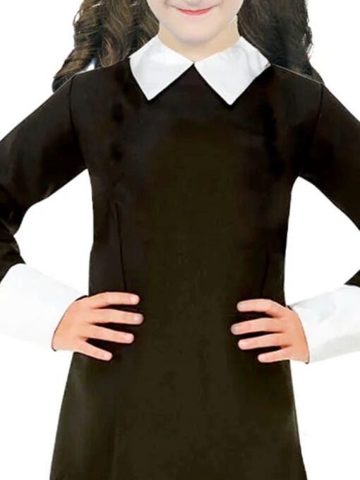 Girls Wednesday Addams Costume