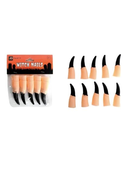 witch nails flesh