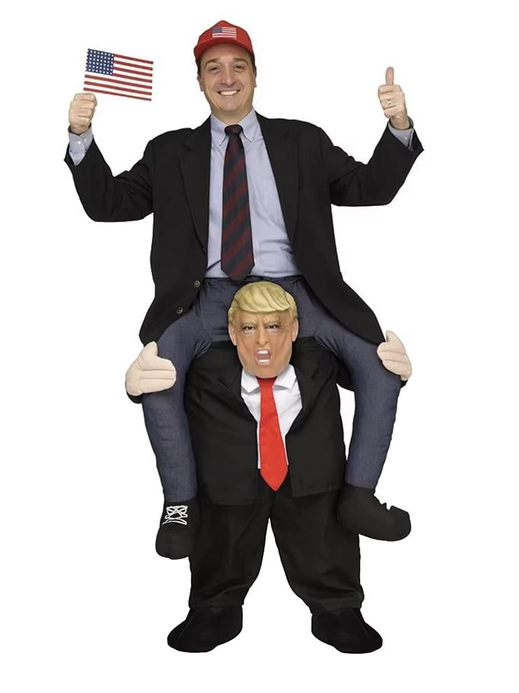 Donald Trump Piggy Back Costume - Be extra scary this Halloween