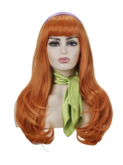 Daphne long red wig