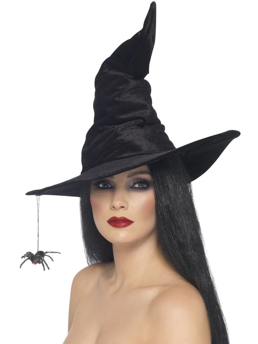 black velour witch hat