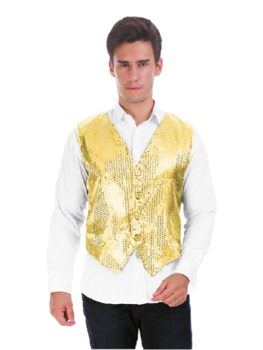 Gold Sequin Vest