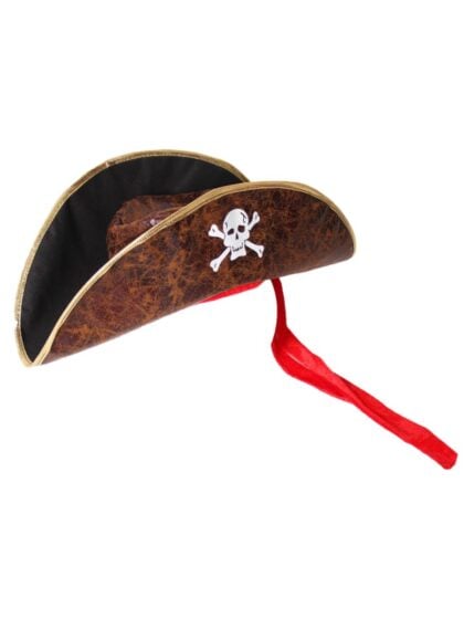 Deluxe Brown Pirate Hat