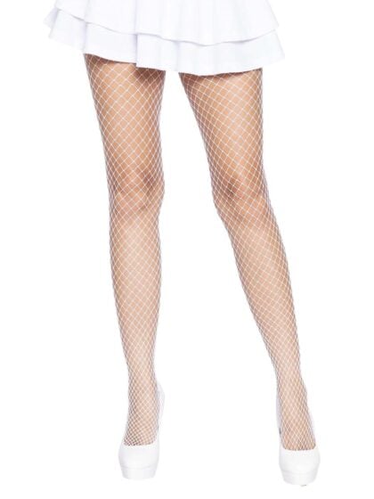 White Fishnet Stockings