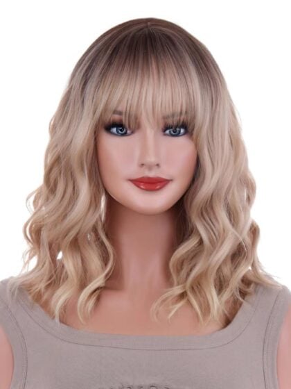 Blonde Wavy Bob Wig