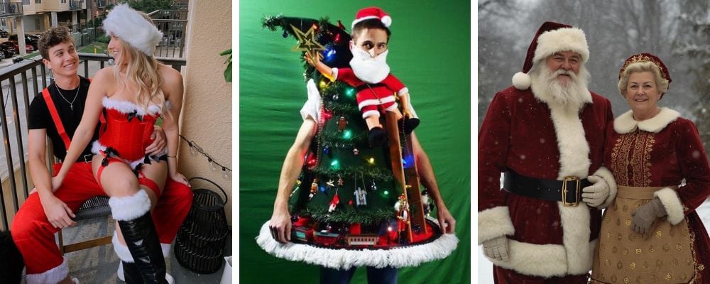 Themed Christmas costume parties