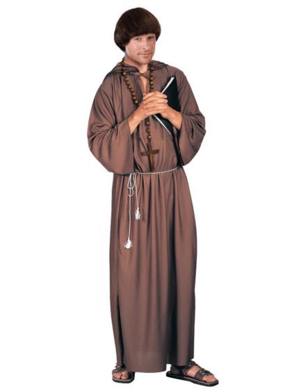 Medieval Monk Costume Robe Relgion Friar Tuck