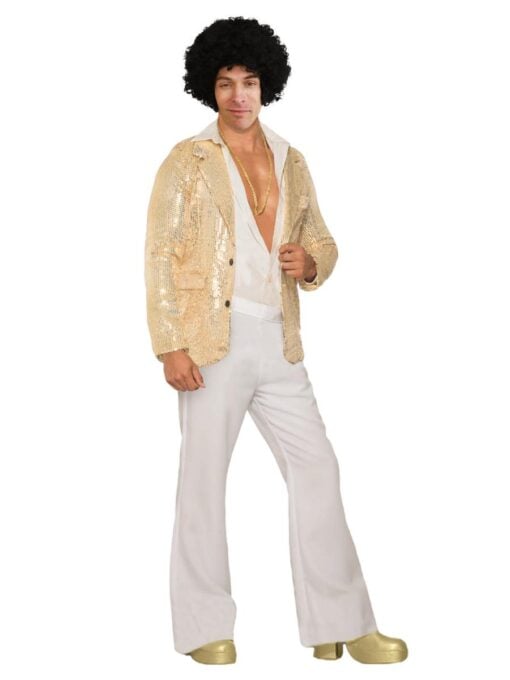 White Flare Trousers - adult - Image 2