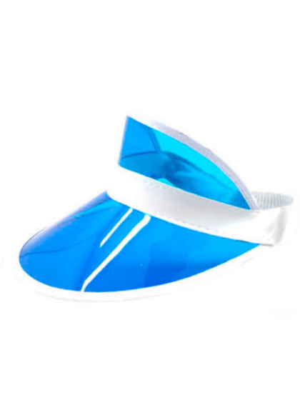 Blue 80s visor