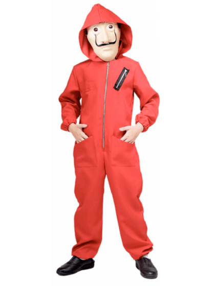 Kids Money Heist Costume child