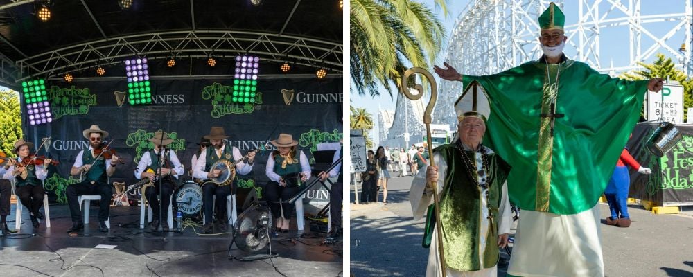 St Patricks day st kilda festival