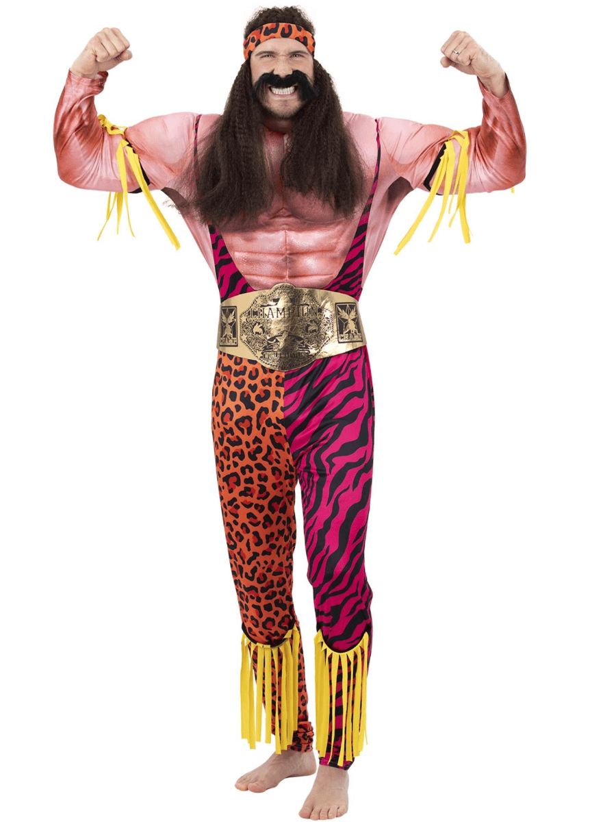 Savage 80s Wrestler Costume