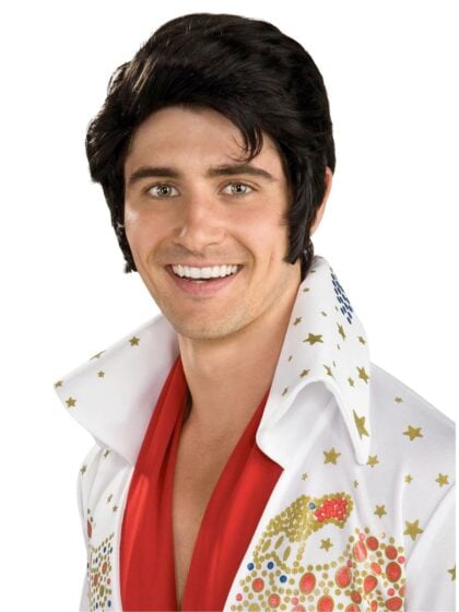 Elvis Presley Black Wig