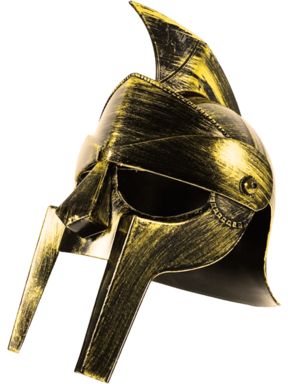 Gold Gladiator Helmet