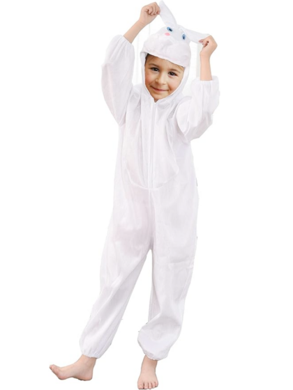Kids White Bunny Costume
