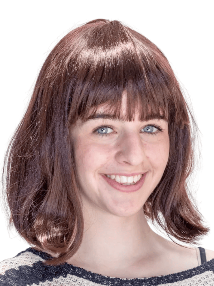 Long Brown Bob Velma Wig