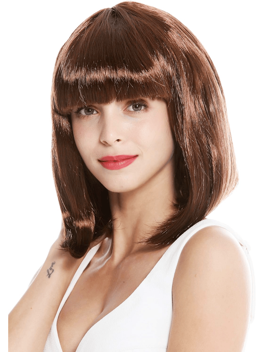 Long Brown Bob Velma Wig