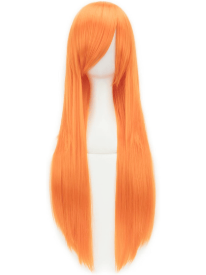Long Orange Wig