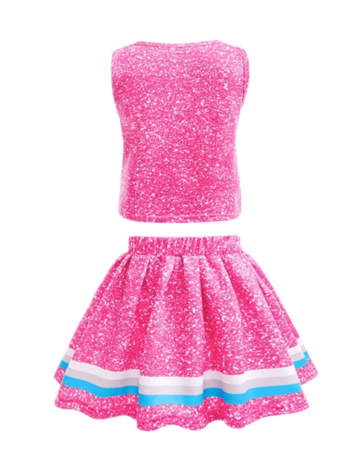 Girls Barbie Cheerleader Costume