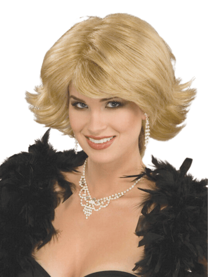 Glamorous Blonde Flick Wig