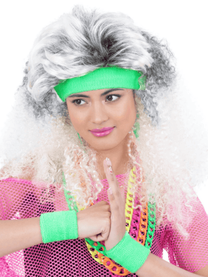 80s Neon Green Sweatbands