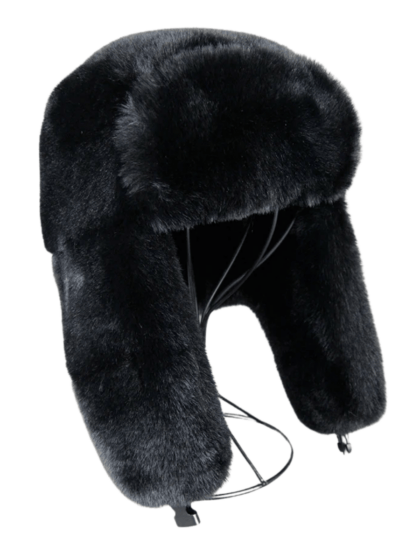 Black Fur Hat